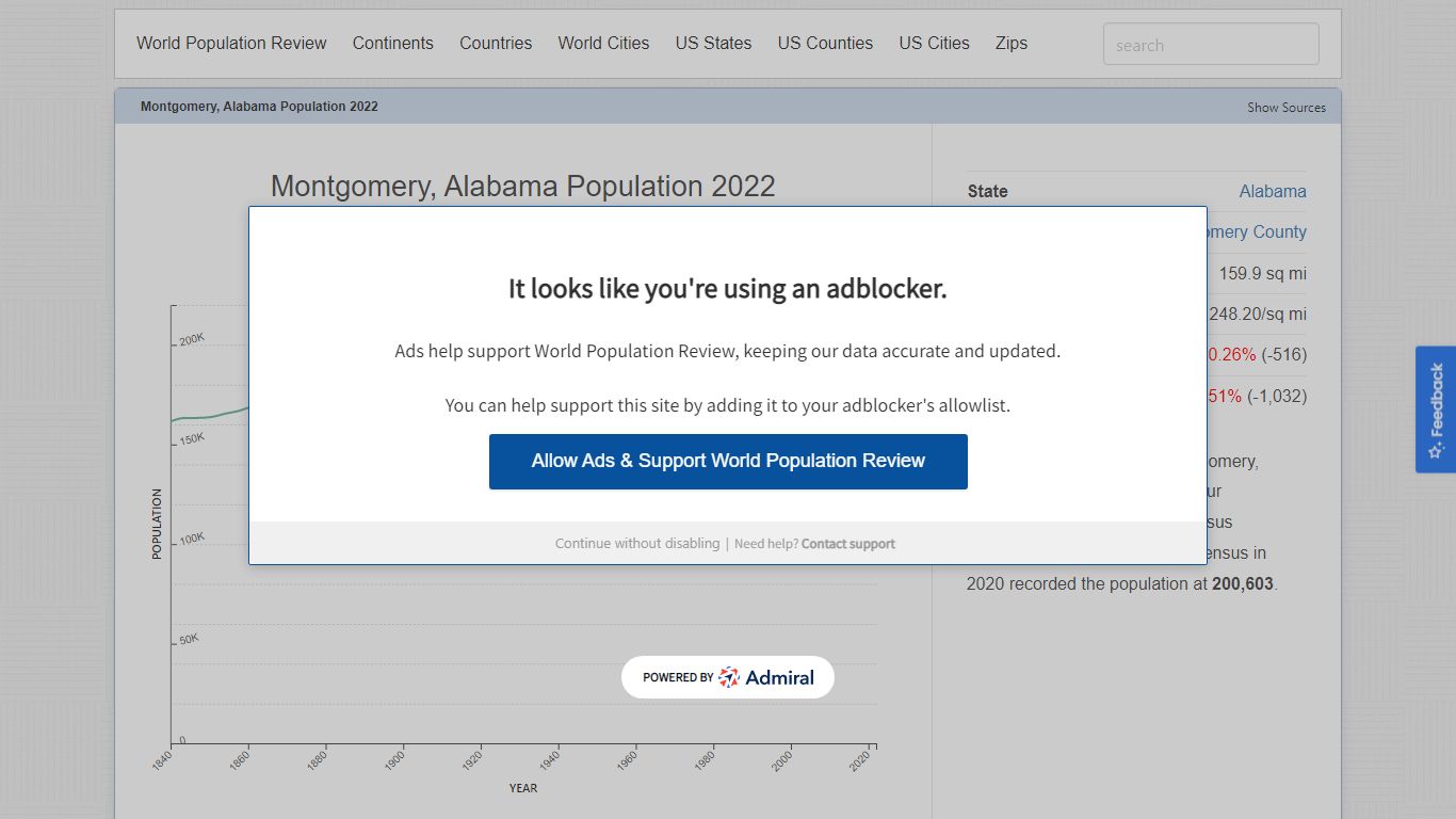 Montgomery, Alabama Population 2022 - worldpopulationreview.com